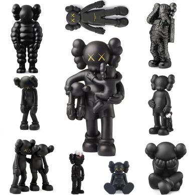 KAWS, Medicom Toy Companions Black Available For Immediate Sale At KAWS, Medicom Toy Companions Black Available For Immediate Sale At